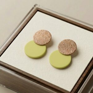 Oorringen rond pastelgeel