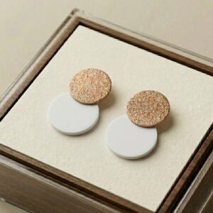 Oorringen rond wit