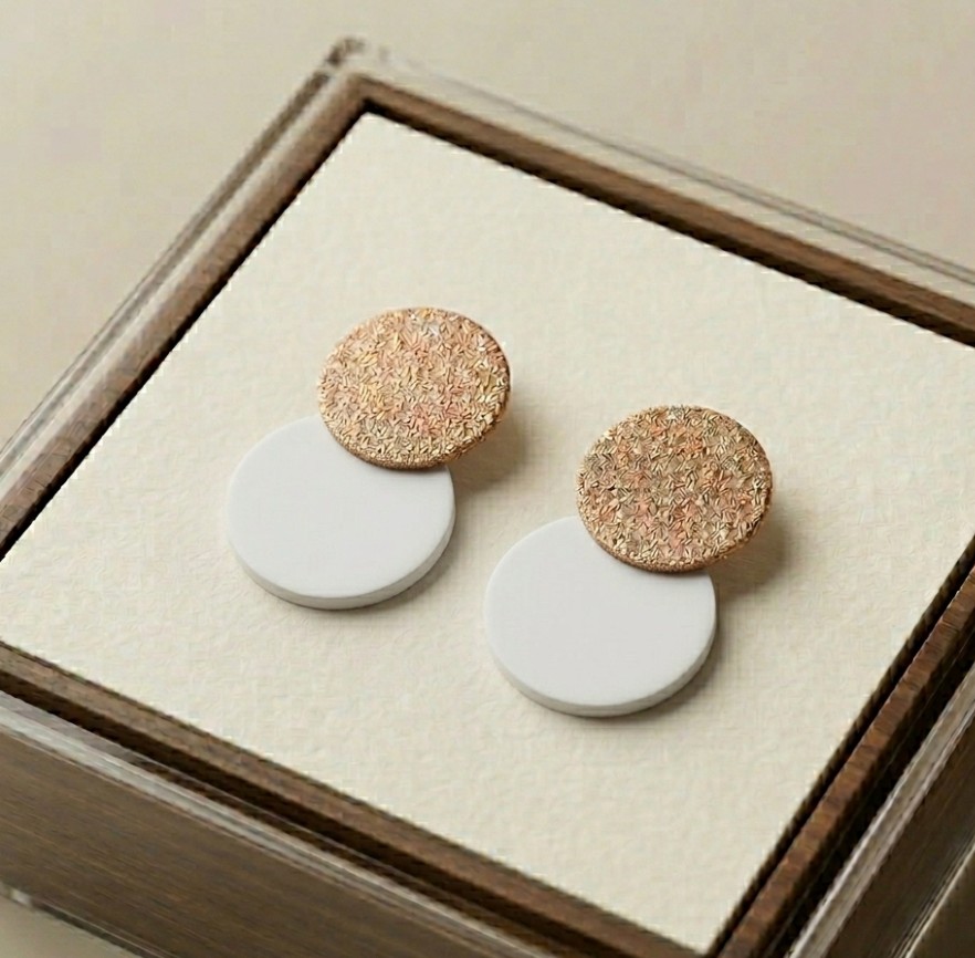 Oorringen rond wit